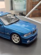 Ut Models 1/18 BMW M3 E36 Estoril Blauw Coupe Zeldzaam, Ophalen, Zo goed als nieuw, Auto, UT Models