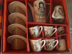 Geweldig vintage kinderservies afbeelding gouden randje 60's, Ophalen of Verzenden, Zo goed als nieuw, Jongen of Meisje