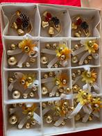 13 kerst gablonzer goud. Rond en hartvormig. Vintage retro, Ophalen of Verzenden, Huis en Inrichting