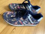 Sneackers maat 37-37.5 Blauw gebloemd, weinig gedragen, Blauw, Ophalen of Verzenden, Sneakers of Gympen, Gedragen