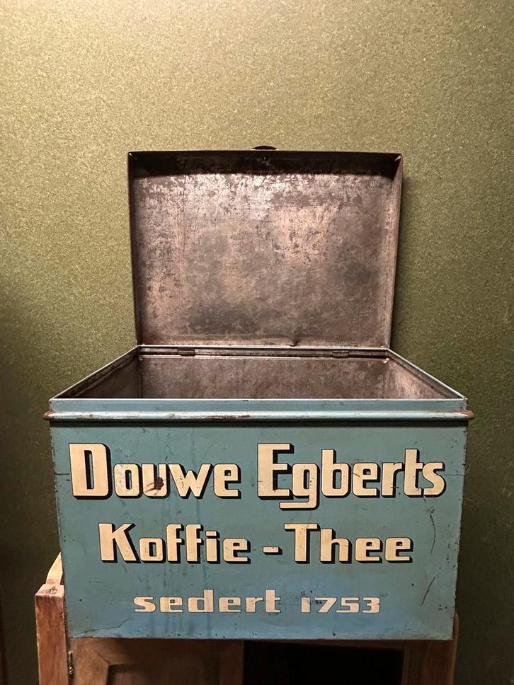 Oude Douwe Egberts Winkelblik, Verzamelen, Blikken, Ophalen of Verzenden