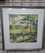 Schilderij | Aquarel Bosgezicht door Wil Roosenboom, Ophalen