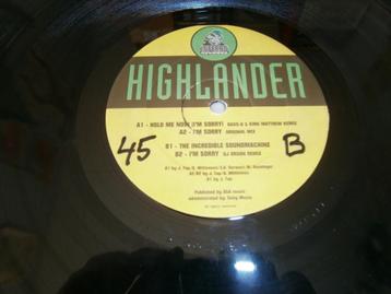 Highlander – Hold Me Now. 1995. Hardcore, Happy Hardcore beschikbaar voor biedingen