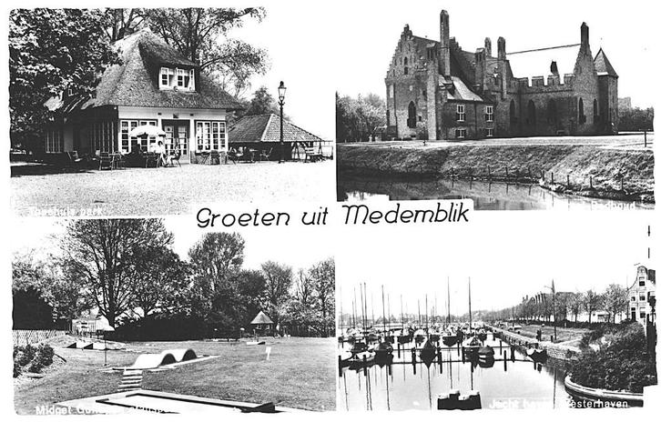 700131	Medemblik	NH 1971 	Gelopen met postzegeL, Verzamelen, Ansichtkaarten | Nederland, Gelopen, Noord-Holland, 1960 tot 1980