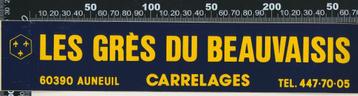 Sticker: Les Gres mde Beauvaisis - Carrelages beschikbaar voor biedingen