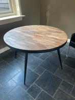 Ronde eettafel, Huis en Inrichting, Ophalen, 100 tot 150 cm, Rond, Zo goed als nieuw