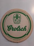 Grolsch bierviltje groen, Verzamelen, Nieuw, Viltje(s), Grolsch, Ophalen of Verzenden