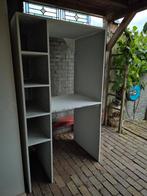Wasmachine - droger kast (handgemaakte ombouw), Huis en Inrichting, Ophalen, Met plank(en), Zo goed als nieuw, Minder dan 150 cm