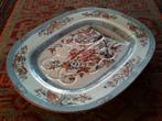 Grote zeldzame antieke schaal uit Engeland 53,5 cm. 1850., Antiek en Kunst, Ophalen of Verzenden