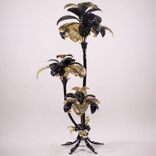 XXL palmboom lamp Hans Kögl 70s mid century palmlamp regency, Huis en Inrichting, Lampen | Vloerlampen, Zo goed als nieuw, 150 tot 200 cm