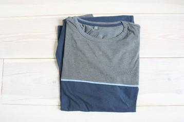 Blauwe katoenen heren pyama maat 52/54 / L, nieuw! beschikbaar voor biedingen