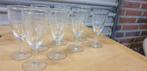 port glazen met vul rand op voet, Verzamelen, Glas en Borrelglaasjes, Ophalen of Verzenden