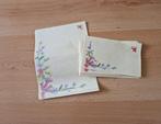 Briefpapier bloemen vintage retro papier enveloppen knutsel, Ophalen of Verzenden