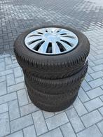 Winterset Aygo/108/C1 op stalen velgen, Ophalen, 14 inch, Gebruikt, Banden en Velgen