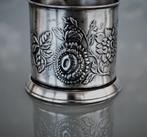 Zonnebloemen Podstakannik Vintage glas houder, Ophalen of Verzenden