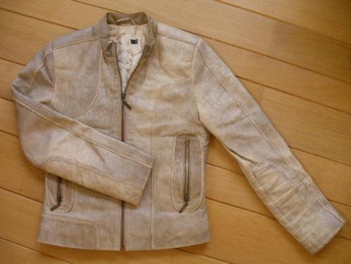 DNA leren jack beige maat S, Kleding | Dames, Jasjes, Kostuums en Pakken, Zo goed als nieuw, Beige, Ophalen of Verzenden