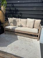 Exotan bamboe tuinset! Bank + grote salontafel, Ophalen of Verzenden, Bank