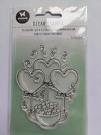 Nieuw Clearstamps Studio Light Tea Hearts, Ophalen, Nieuw, Clearstamp