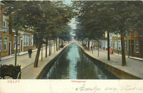 (300-171-043) Delft Vlamingstraat, Verzamelen, Ansichtkaarten | Nederland, Zuid-Holland, Verzenden
