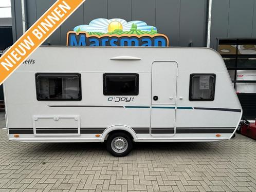 Dethleffs C'Joy 460 LE Nieuw - Actie model, Caravans en Kamperen, Caravans, tot en met 3, Treinzit, Dethleffs, 2 aparte bedden