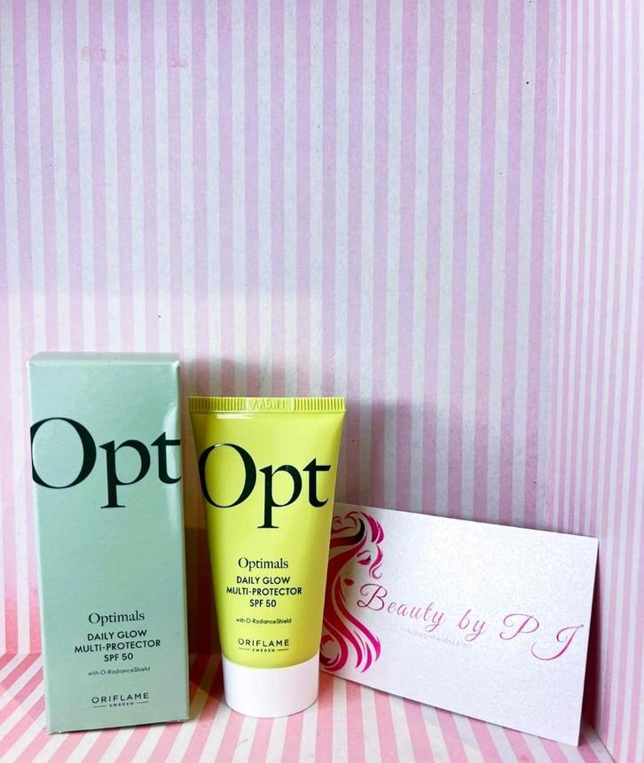 Optimals Daily Glow Multi-Protector SPF50 Oriflame, Sieraden, Tassen en Uiterlijk, Uiterlijk | Gezichtsverzorging, Nieuw, Verzorging