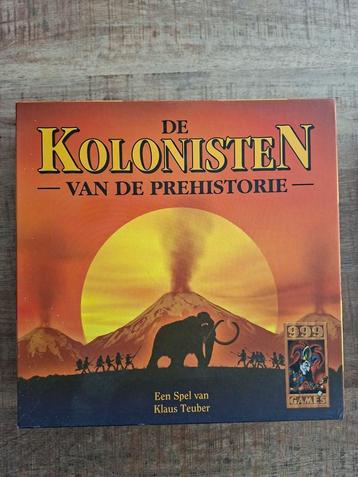 De kolonisten van catan van de prehistorie houten versie  beschikbaar voor biedingen
