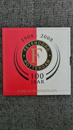 Feyenoord Rotterdam 100 Jaar Jubileumpenningen 1908 - 2008, Postzegels en Munten, Penningen en Medailles, Nederland, Zilver, Verzenden