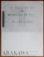 Shusaku Arakawa - Wim Crouwel - Stedelijk museum - 1978, Ophalen of Verzenden, Zo goed als nieuw, Schilder- en Tekenkunst