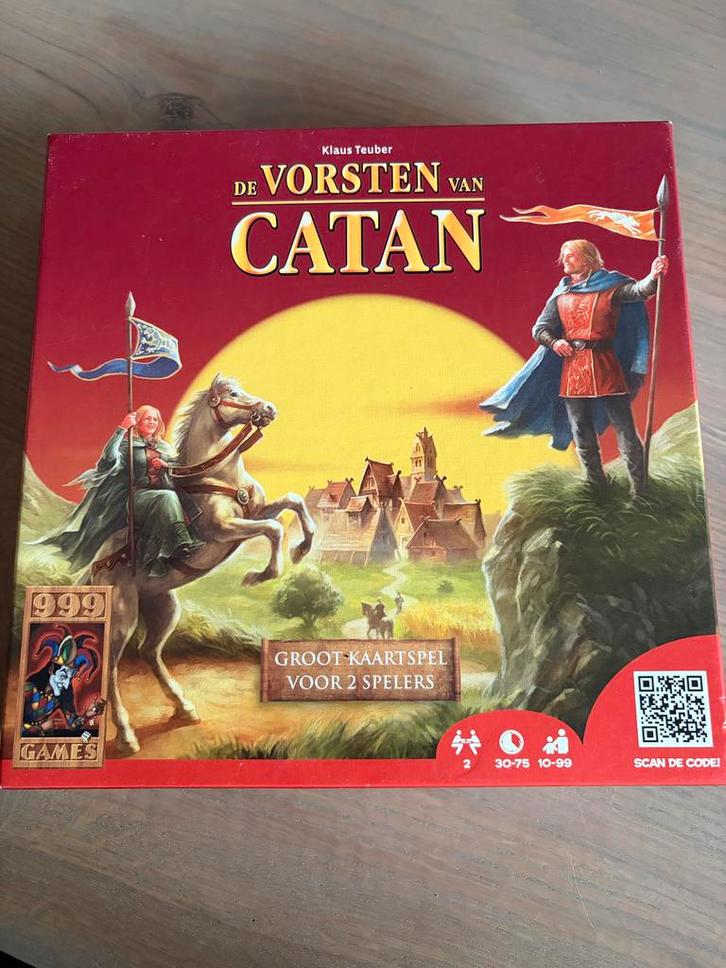 Catan Kaartspel - De Vorsten van Catan, Hobby en Vrije tijd, Gezelschapsspellen | Bordspellen, Zo goed als nieuw, Een of twee spelers