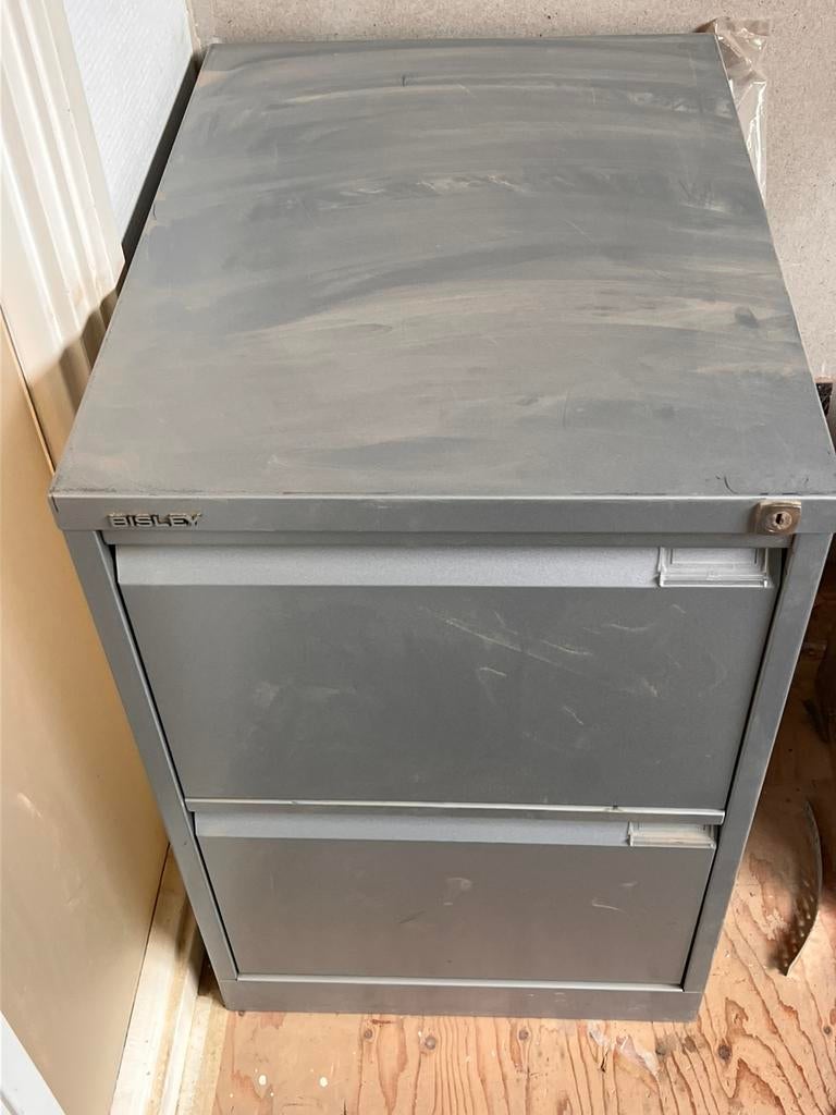 Bisley ladekast 2 lades met hangmappen, Ophalen, Gebruikt, 50 tot 100 cm, Minder dan 100 cm