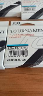 Daiwa Tournament Fluorocarbon 50% korting, Watersport en Boten, Nieuw, Ophalen of Verzenden, Vislijn, Nvt