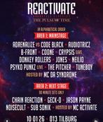 Reactivate 2 tickets, Tickets en Kaartjes, Evenementen en Festivals, Twee personen