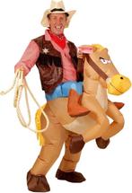 Opblaasbaar cowboy of paard kostuum 7 stuks!, Ophalen, Gebruikt, 134 t/m 140, Jongen of Meisje