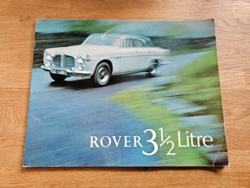 Brochure Rover 3½ Litre  beschikbaar voor biedingen