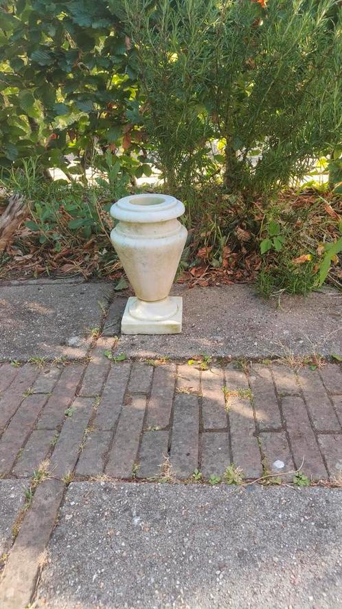 Marmeren bloempot / tuinvaas, Tuin en Terras, Tuinvazen, Gebruikt, Ophalen