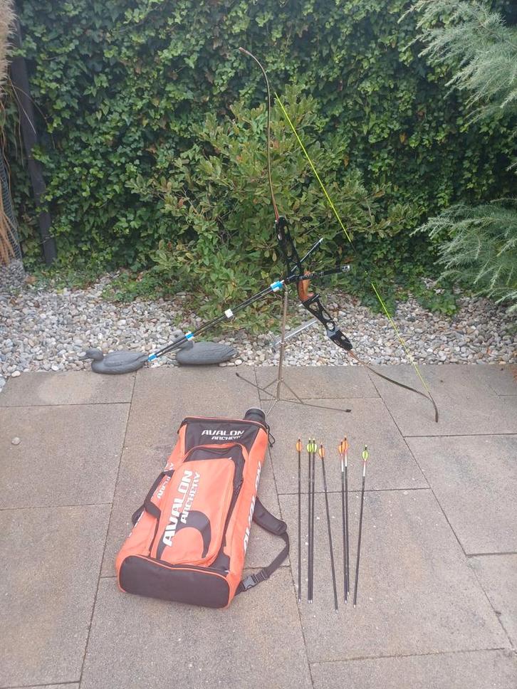 Linkshandige Recurve Boog - 20 Pond, Sport en Fitness, Handboogschieten, Gebruikt, Recurveboog, Ophalen