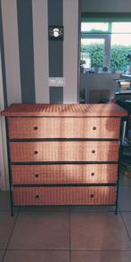 Ladekast rotan, Huis en Inrichting, Kasten | Ladekasten, Ophalen, Overige materialen, Gebruikt, 50 tot 100 cm