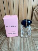 Giorgio armani my way 30ml lege parfum fles, Verzamelen, Parfumverzamelingen, Ophalen of Verzenden, Gebruikt, Parfumfles