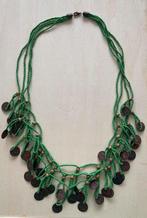 Mooie Ketting met bedeltjes / muntjes, Sieraden, Tassen en Uiterlijk, Ophalen of Verzenden, Zo goed als nieuw, Overige materialen