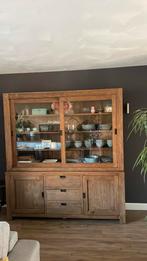 Buffetkast Goossens wonen, teakhout, Gebruikt, Teakhout, Ophalen of Verzenden, Modern Koloniaal