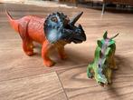 2 kunstof Dino figuren, Ophalen of Verzenden, Zo goed als nieuw