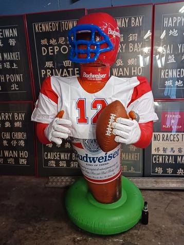 Budweiser american football opblaaspop inflatable rugby