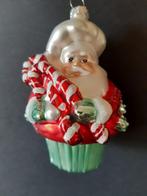 Candy cane kerstman cupcake kerstornament Kurt S. Adler, Diversen, Kerst, Verzenden, Nieuw
