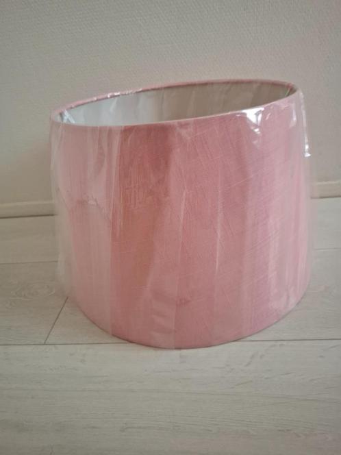 Xenos Lampenkap linnen XL rose, Huis en Inrichting, Lampen | Lampenkappen, Nieuw, Rond, Ophalen