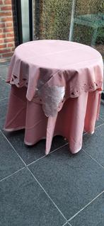 Ronde Bijzettafel met Kleedjes, Ophalen, Gebruikt, Rond, 55 tot 75 cm