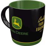 John Deere tractor logo zwart reclame mok koffie beker