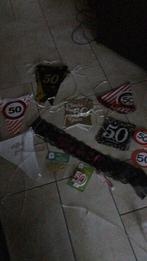 Feestartikelen  50 jaar b.v zwarte Sharp  fabuleus 50, Hobby en Vrije tijd, Feestartikelen, Ophalen of Verzenden, Zo goed als nieuw