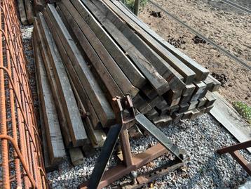Haardhout eiken balken ca 2,5m3 beschikbaar voor biedingen