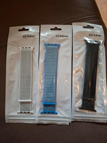 Tervoka smartwatch bandjes 3 stuks, 42/44 mm. beschikbaar voor biedingen