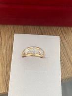 Mooie 14 karaat gouden ring, Nieuw, Ophalen of Verzenden, Met edelsteen, Dame
